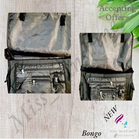 Bongo NEW - double sided messenger bag - each side has there own compartment - Picture 4 of 5